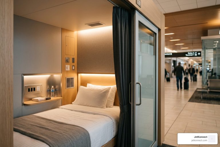 airport hotel capsule room